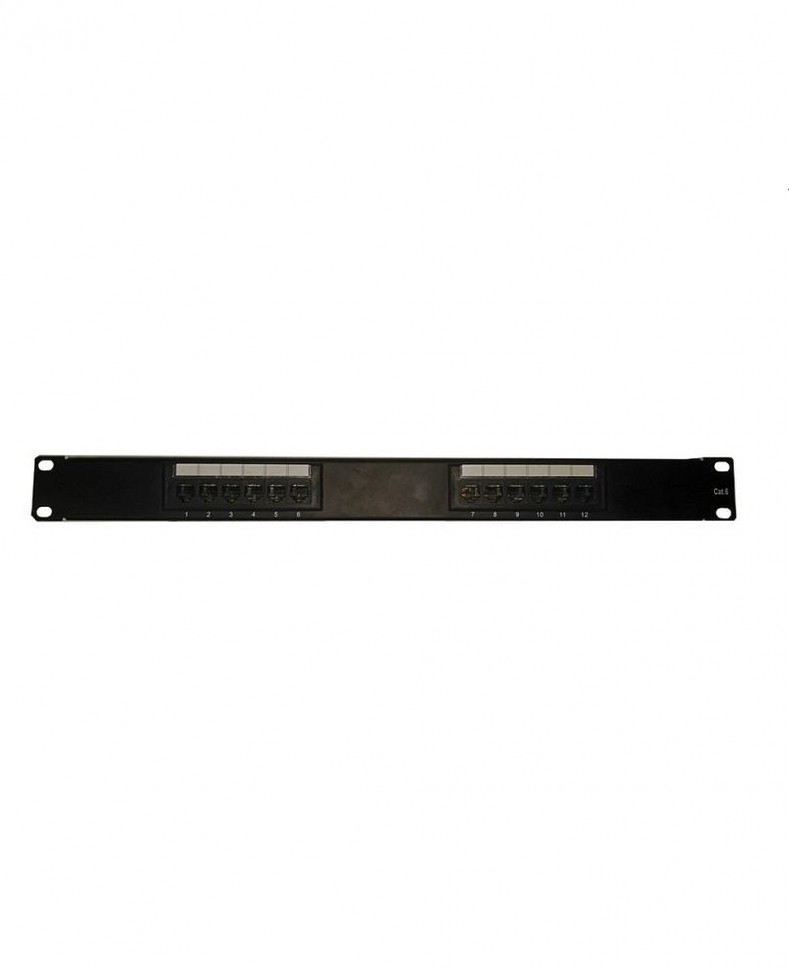 Патч-панель Netko UTP 12 портов, RJ45, кат.6, 19" 1U, 110 Type Патч-панель Netko UTP 12 портов, RJ45, кат.6, 19" 1U, 110 Type