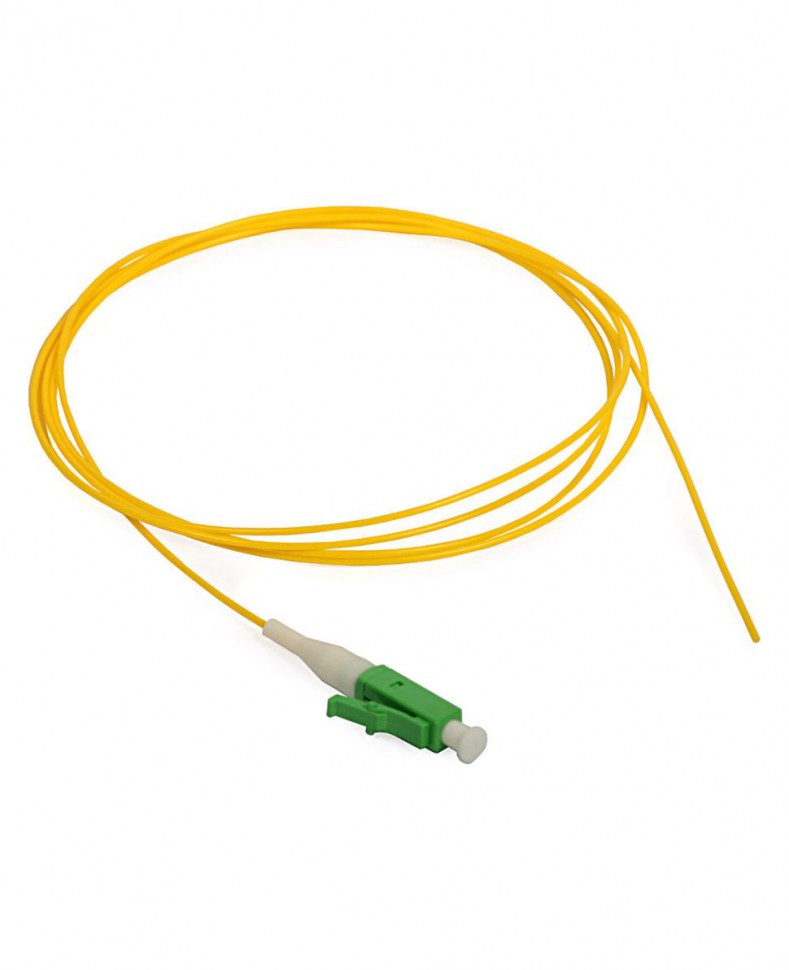 Пигтейл LC/APC SM, буфер 0,9мм, 1м