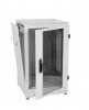 Шкаф телекоммуникационный напольный 24U (600 × 600) дверь стекло, чёрный - Шкаф телекоммуникационный напольный 24U (600 × 600) дверь стекло, чёрный