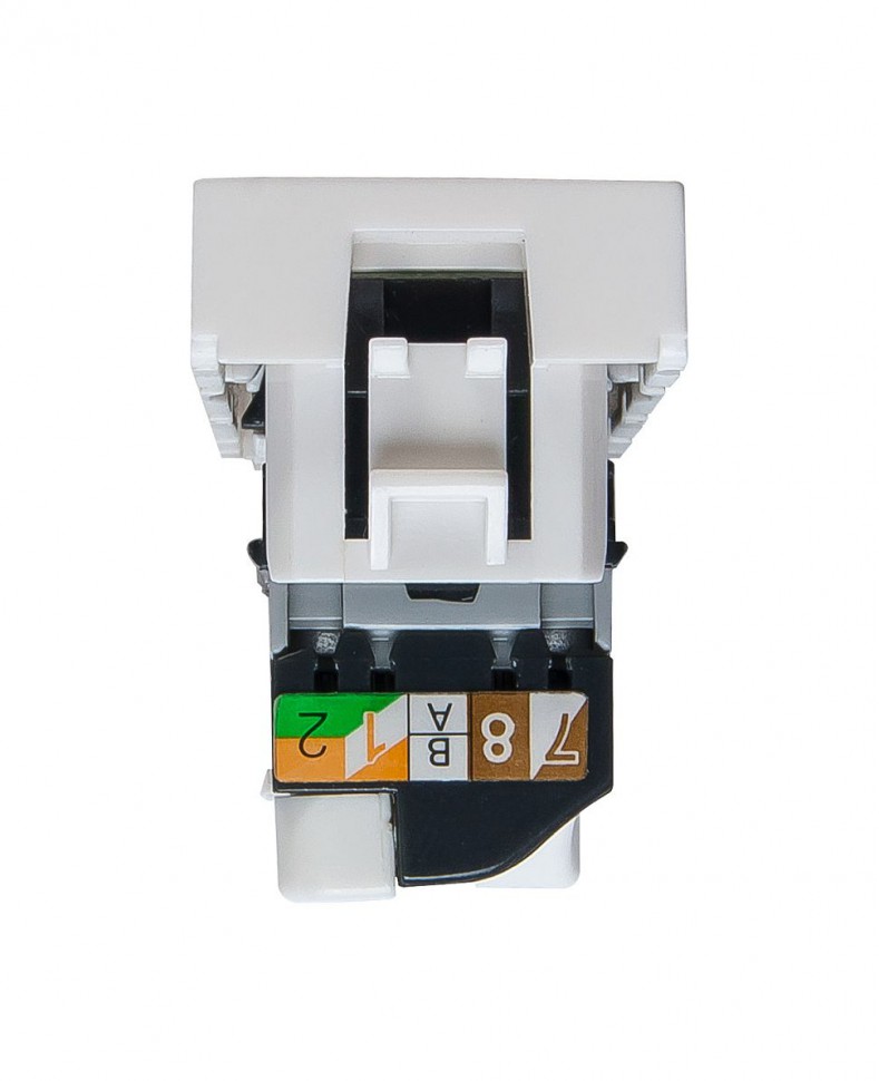Розетка информационная UTP 1хRJ45 22,5х45 cat5e SPL