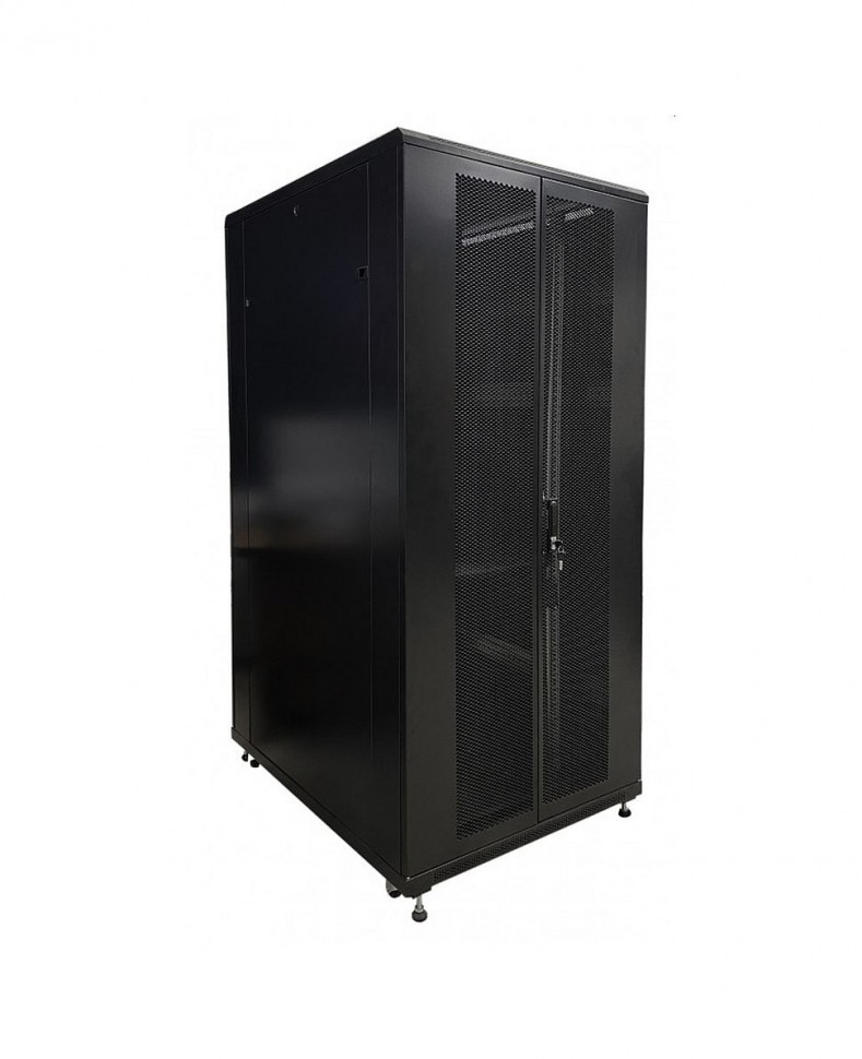 Шкаф напольный FS8047 19", 47U, 800х1000x2280 мм, метал. дверь, чёрный Шкаф напольный FS8047 19", 47U, 800х1000x2280 мм, метал. дверь, чёрный