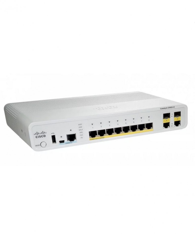 Коммутатор Cisco WS-C2960C-8TC-L
