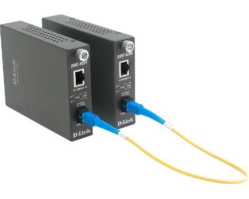 Медиаконвертер D-Link DMC-920R 10/100Base-TX - 100Base-FX одноволоконный (WDM), SM, TX1310/RX1550, SC, 20км