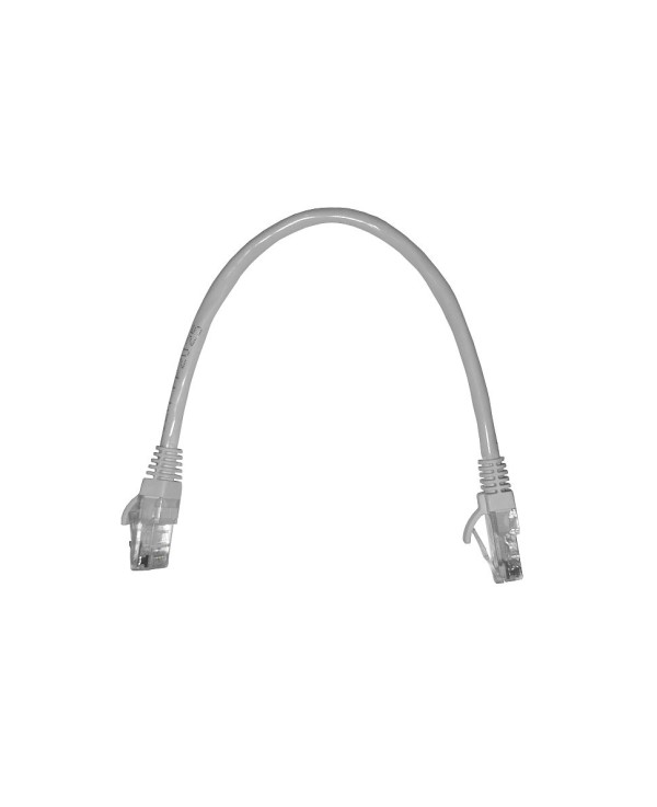 Патч-корд Netko UTP 5e кат. медь 0,25 м белый
