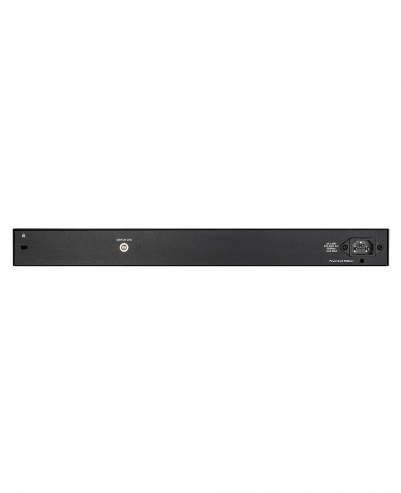 Коммутатор гигабитный управляемый D-Link DGS-1210-28P с 24 портами 10/100/1000Base-T и 4 комбо-портами 100/1000Base-T/SFP (24 порта PoE 802.3af/at, PoE-бюджет 193 Вт)
