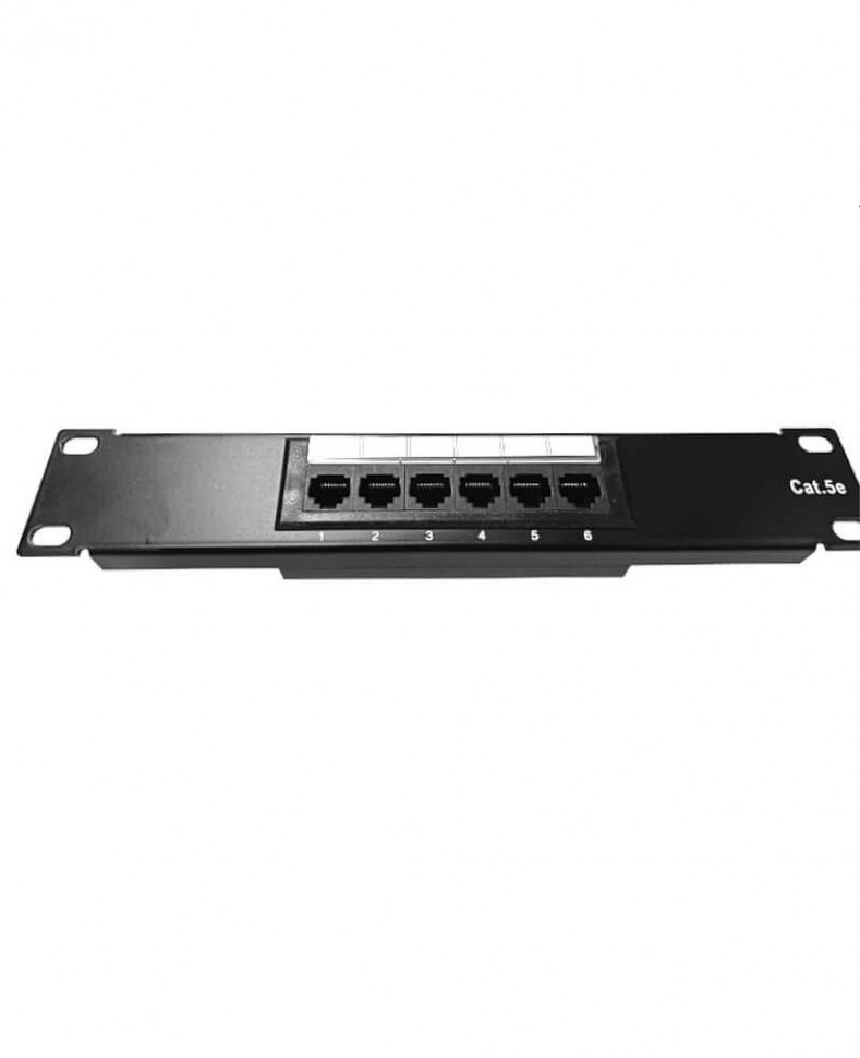 Патч-панель Netko UTP, 10", 6 портов RJ45, cat.5e, 1U, IDC 110 Патч-панель Netko UTP, 10", 6 портов RJ45, cat.5e, 1U, IDC 110