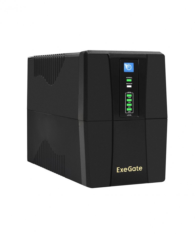 ИБП ExeGate SpecialPro UNB-600.LED 600VA/360W, LED, AVR, 2 евророзетки, черный
