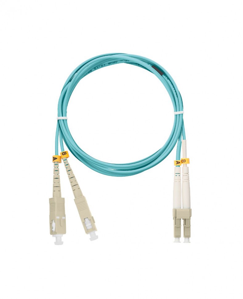 Патч-корд NIKOMAX LC/UPC-SC/UPC 50/125 Duplex 2м