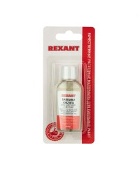 Флюс для пайки, ПАЯЛЬНАЯ КИСЛОТА, 30мл, с кисточкой, флакон, REXANT