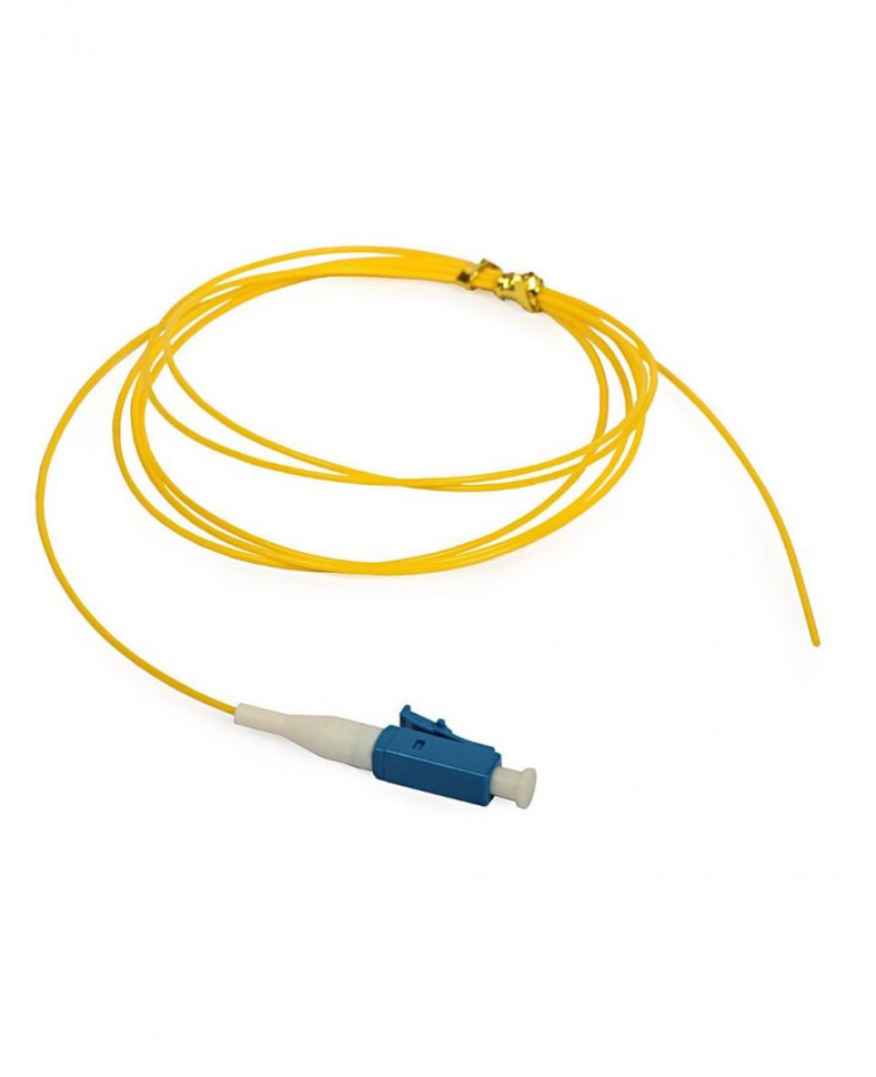 Пигтейл LC/UPC SM буфер 0,9мм 1,5м Hyperline
