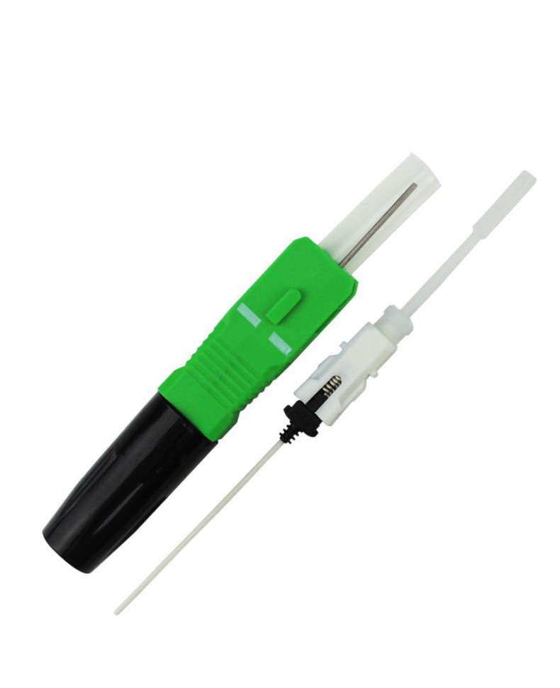 Разъем оптический Ilsintech "Splice-On Connector" SC/APC для кабеля 3,0 мм / 2,0 х 3,1