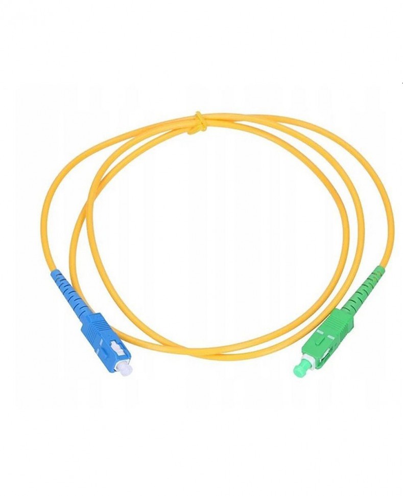 Патчкорд оптический SC/APC-SC/UPC SM Simplex 1м