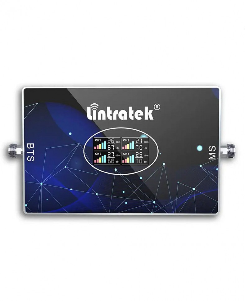 Усилитель сигнала сотовой связи (репитер GSM/UMTS/4G/LTE) Lintratek KW20L-GDWL четырехдиапазонный 900/1800/2100/2600 МГц
