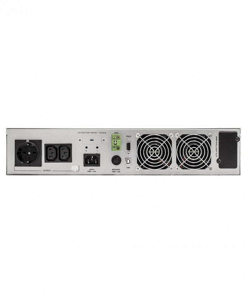 Источник бесперебойного питания ExeGate PowerExpert ULS-2000 Online 2000VA/2000W, LCD, Rackmount 2U/Tower, 1*Schuko+2*C13 , RS232, USB, SNMP-slot