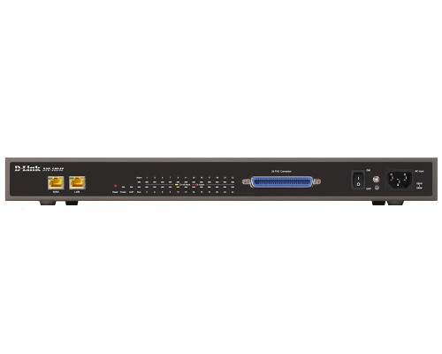 Голосовой шлюз D-Link DVG-2024S с 24 портами FXS, 1 портом WAN 10/100Base-TX, 1 портом LAN 10/100Base-TX