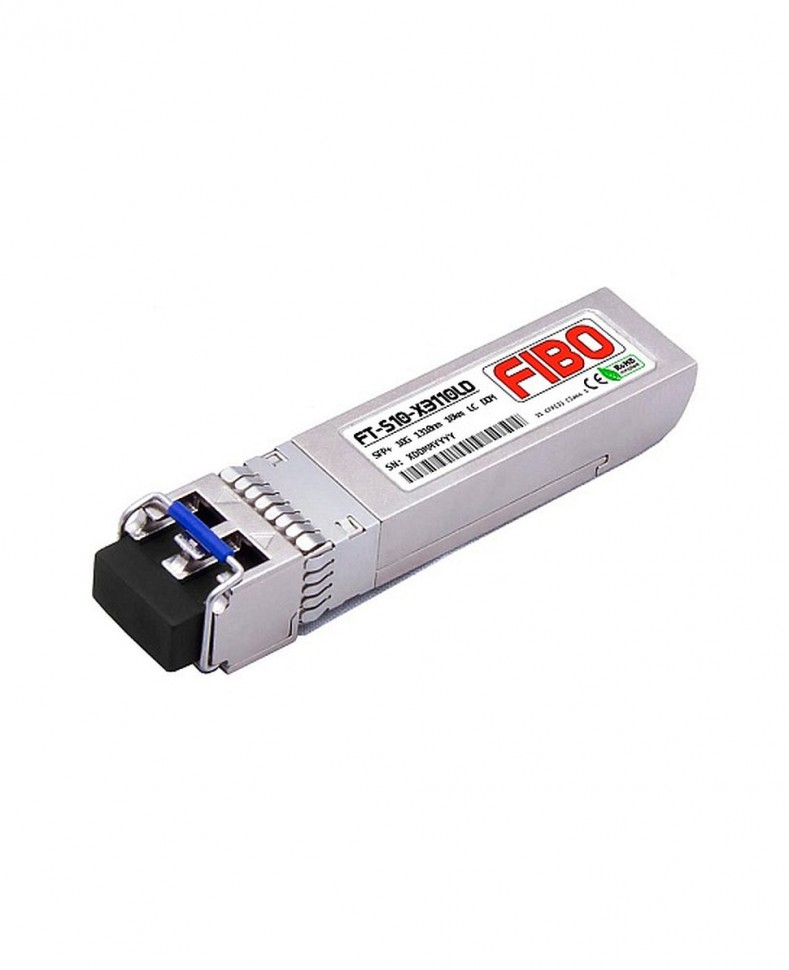 Модуль SFP FIBO 1000BASE-LX, двухволоконный, SM, 1310нм, LC, 10км Модуль SFP FIBO 1000BASE-LX, двухволоконный, SM, 1310нм, LC, 10км