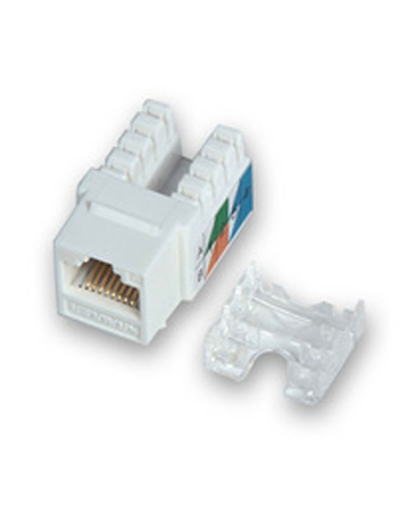 Модуль Keystone KRAULER RJ-45 (8P8C), cat 6, 110 IDC, 90°, белый