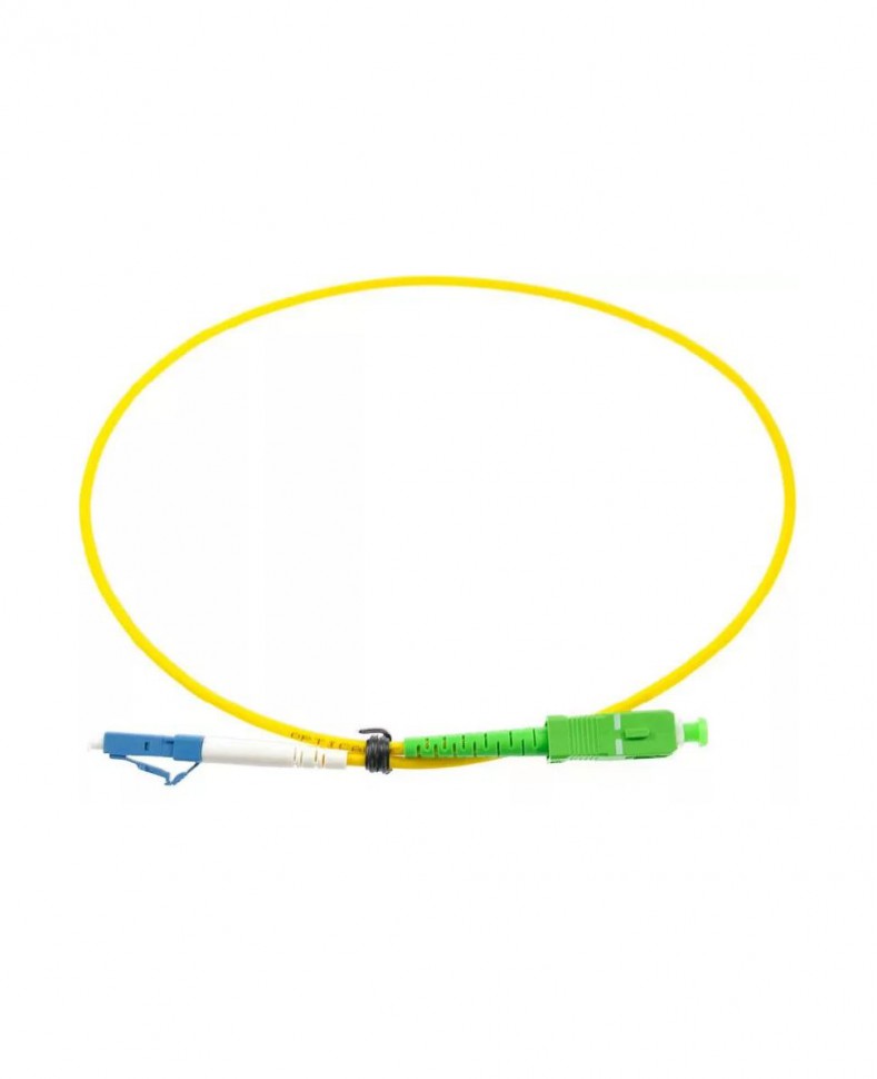 Патчкорд оптический LC/UPC-SC/APC SM 1 м