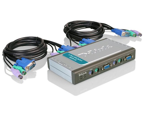 Переключатель KVM D-Link DKVM-4K 4 port (PS/2)