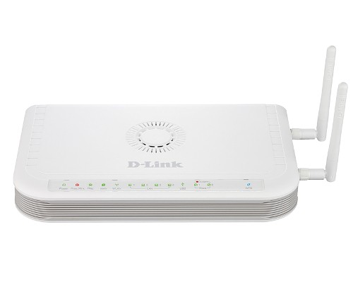 Маршрутизатор D-Link DVG-N5402GF с 2 портами FXS, 1 портом WAN 10/100/1000Base-TX, 1 порт WAN 1000 Мбит/с (SFP), 4 портами LAN 10/100/1000Base-TX и 1 