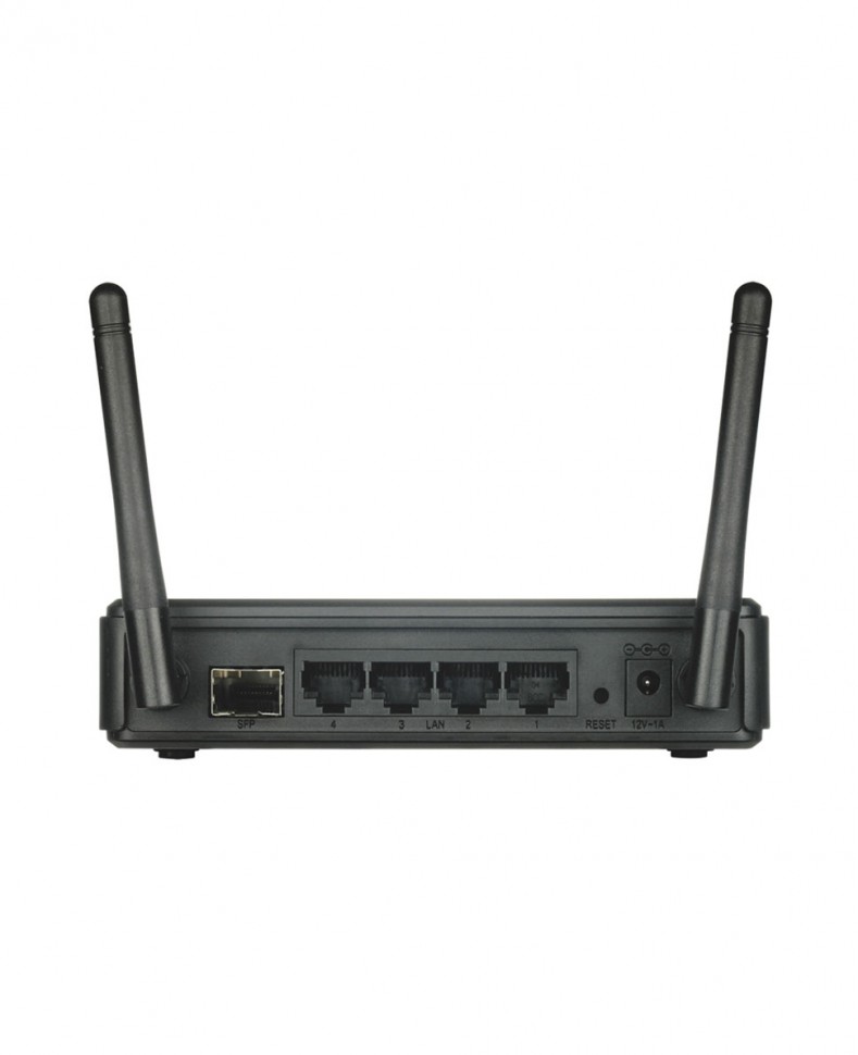 Беcпроводной маршрутизатор с оптическим WAN-портом D-Link DIR-615/FB1/U1A 300Mbps, 4xLan, 1xWan 10/100M SFP-ports