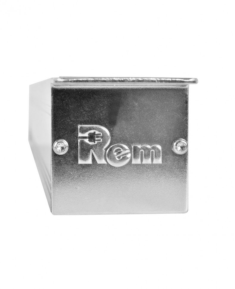 Блок розеток Rem-10 без шнура с выкл., 8 Sсhuko, вход IEC 60320 C14, 10 A, алюм., 19"