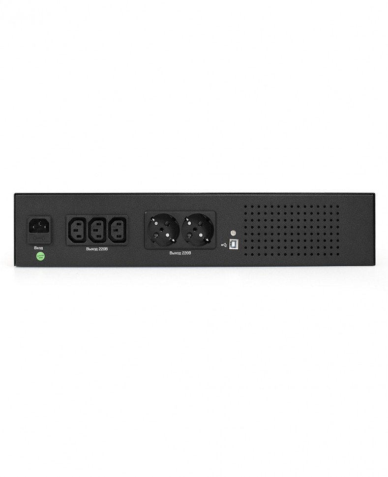 ИБП ExeGate ServerRM UNL-800.LCD 800VA, Black, 2U 2*Schuko+3*C13, USB