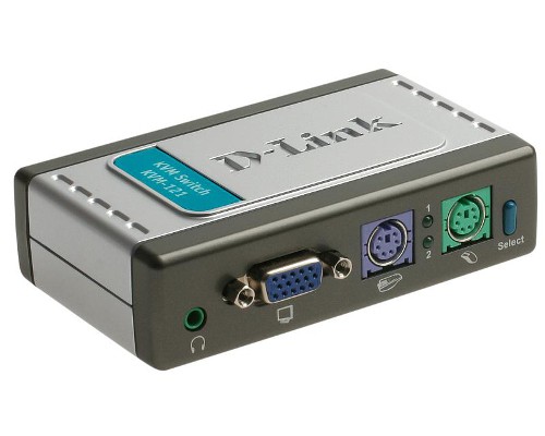 Переключатель KVM D-Link KVM-121 2 port (PS/2)