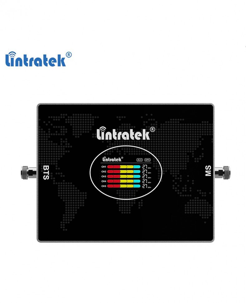 Усилитель сигнала сотовой связи (репитер GSM/UMTS/4G/LTE) Lintratek KW20L-LGDW пятидиапазонный 800/900/1800/2100/2600 МГц