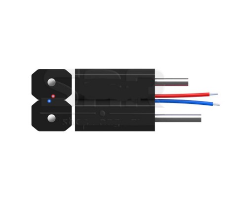 Кабель оптический FTTH 2 волокна, диэлектрический, сверхгибкий