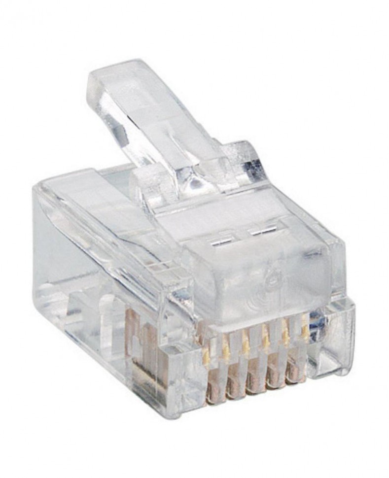 Коннектор RJ-12 (6P6C) кат.3 телефонный