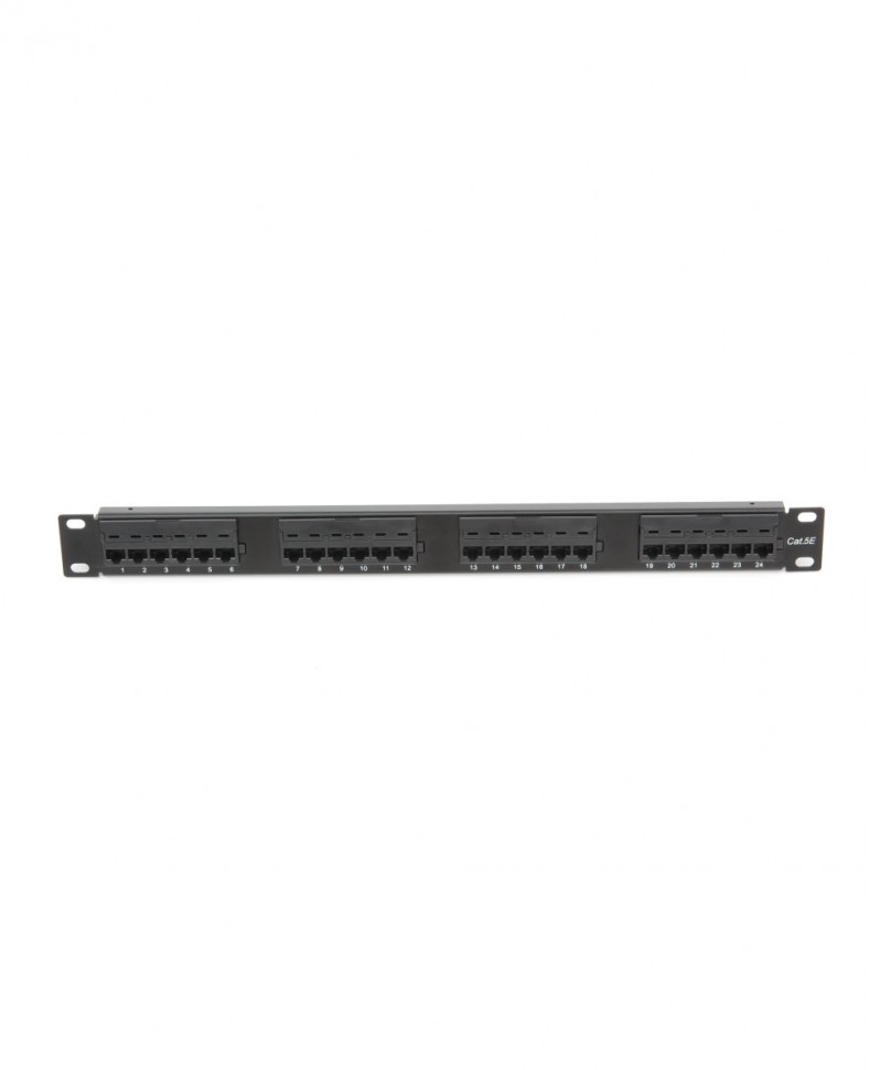 Патч-панель ULAN UTP 24 порта, RJ45, 5e, 19" 1U, Dual IDC