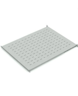 Полка для шкафов глубиной 800 мм 19" 1U, перфорированная, 444x650 мм, с ушками, серая