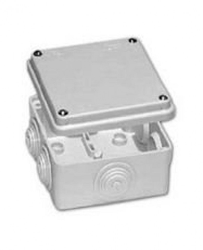 Коробка распаячная ОУ 100x100x50, винт IP44