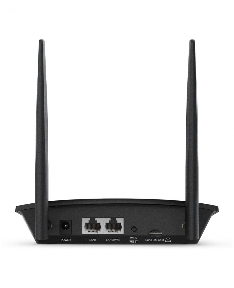 Беcпроводной маршрутизатор TP-Link TL-MR100  Wi-Fi N300 с поддержкой 4G LTE