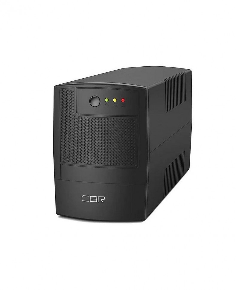ИБП CBR 650VA/390W, LED, AVR, 12v/7Ah, 2 евророзетки, черный