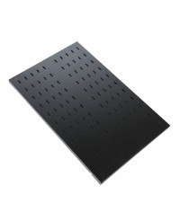 Полка перфорированная грузоподъёмностью 100 кг., глубина 1000 мм, цвет черный