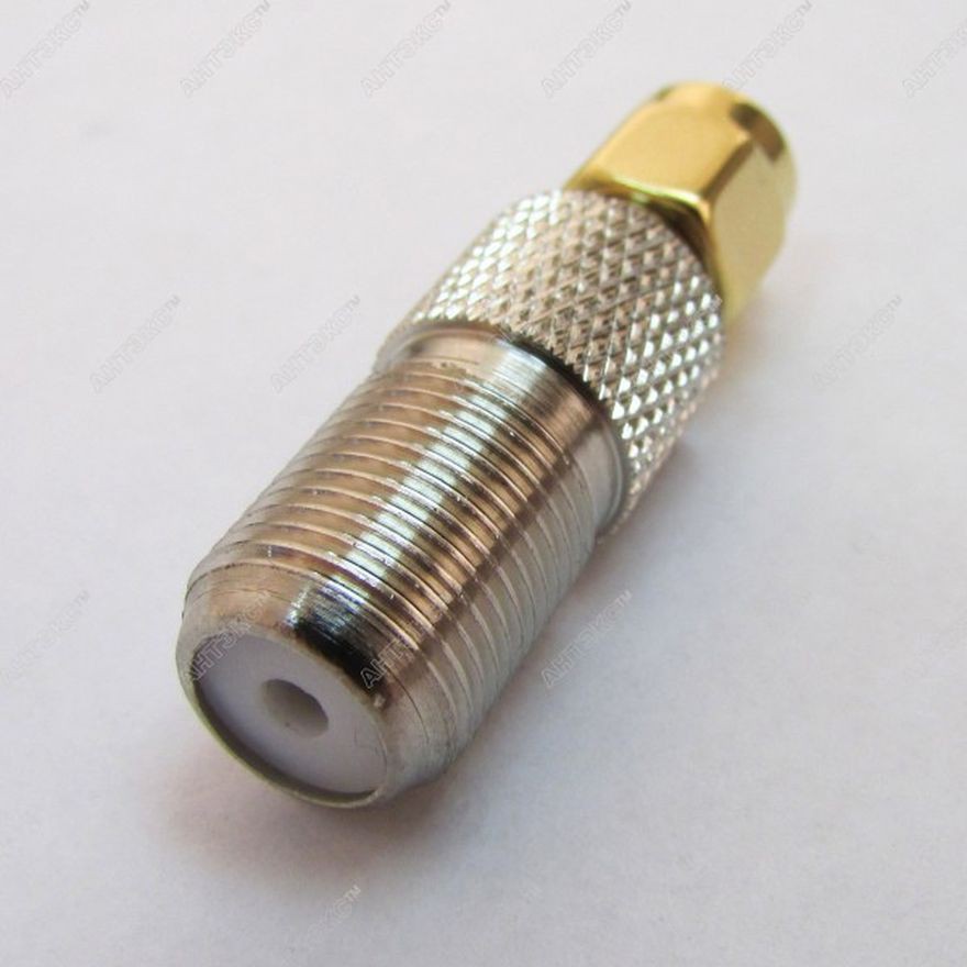 Переходник ВЧ SMA-RP-male - F-female