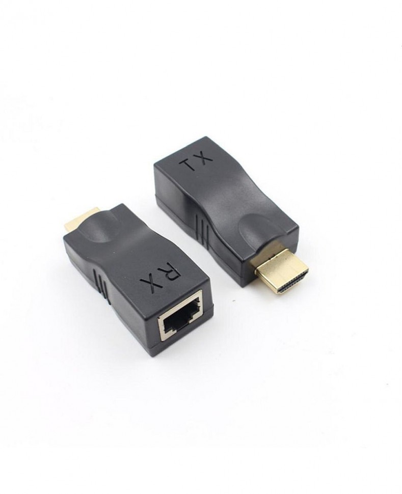 Переходник адаптер HDMI Extender по витой паре RJ45 до 30м