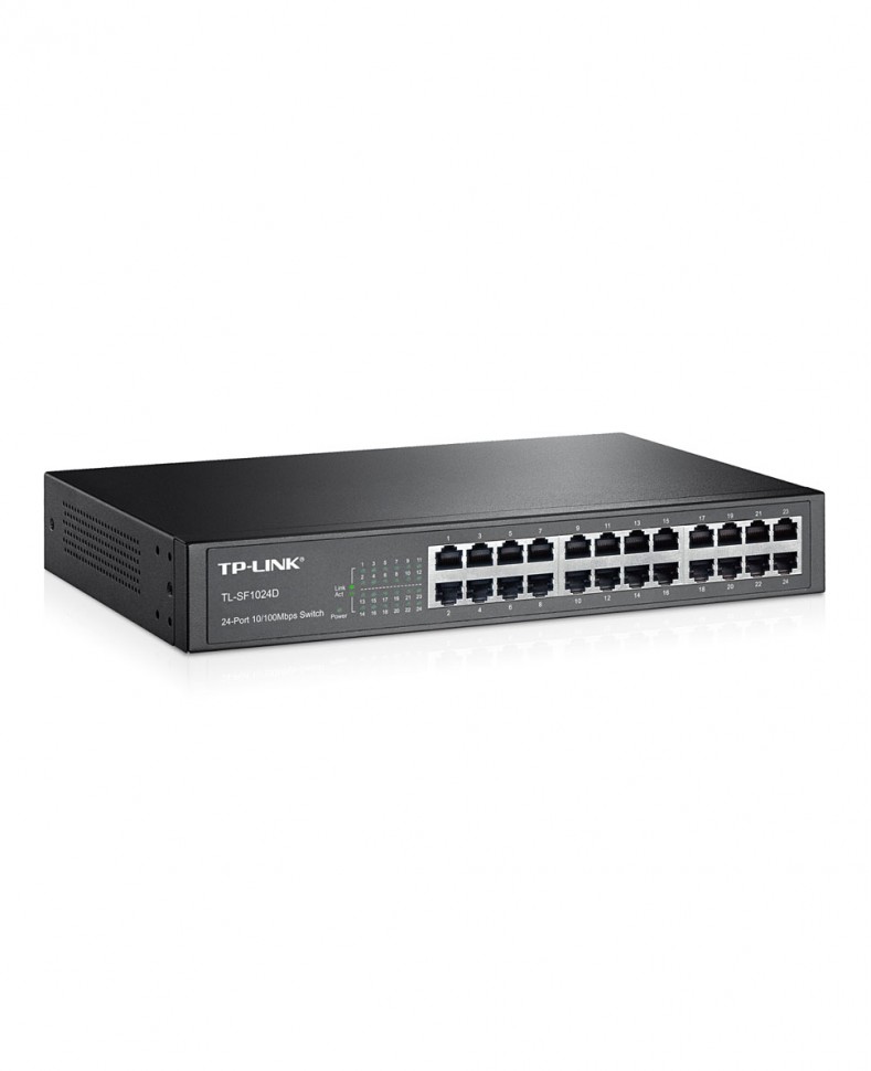 Коммутатор неуправляемый TP-LINK TL-SF1024D с 24 портами 10/100BASE-T