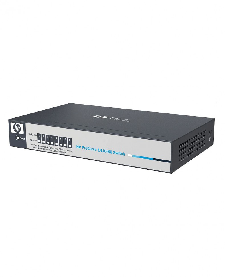 Коммутатор неуправляемый HP 1410-8G с 8 портами 10/100/1000BASE-T Коммутатор неуправляемый HP 1410-8G с 8 портами 10/100/1000BASE-T