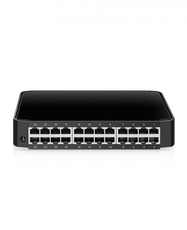 Коммутатор неуправляемый TP-LINK TL-SF1024М с 24 портами 10/100BASE-T, пластиковый корпус