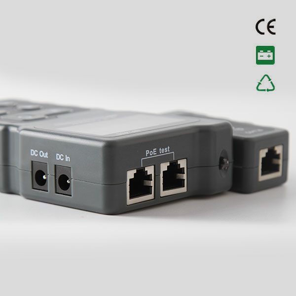 Сетевой кабельный PoE тестер NF-488 c LCD экраном