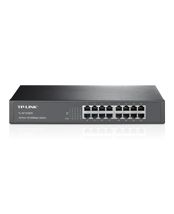 Коммутатор неуправляемый TP-LINK TL-SF1016DS с 16 портами 10/100BASE-T