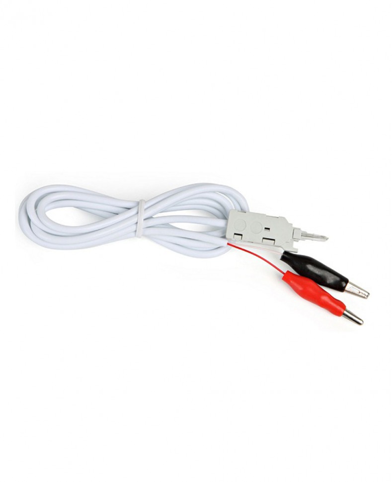 Шнур тестовый с зажимами двухполюсный Шнур тестовый с зажимами двухполюсный