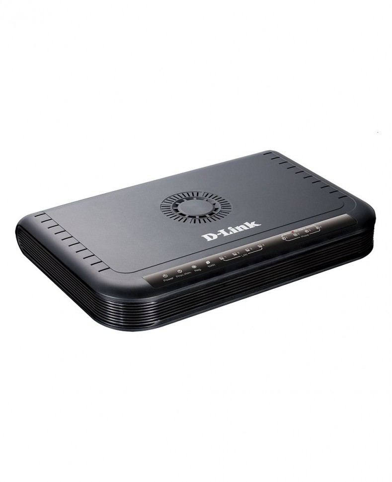 Голосовой шлюз D-Link DVG-5004S с 4 портами FXS, 1 портом WAN 10/100Base-TX, 4 портами LAN 10/100Base-TX