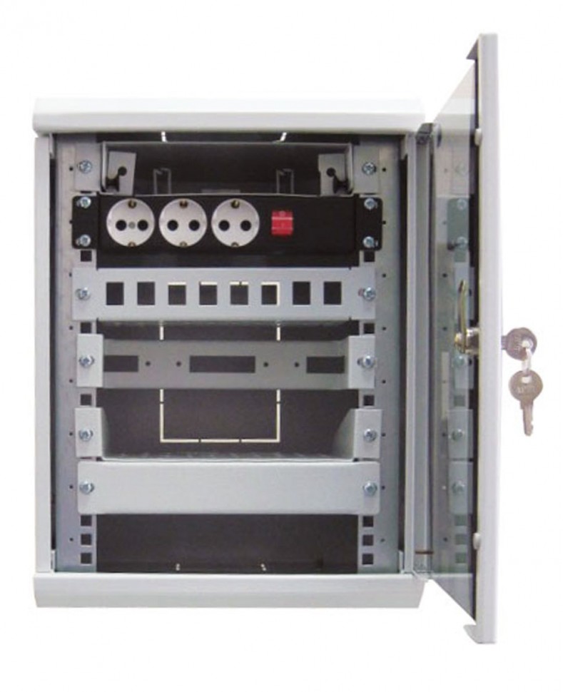 Шкаф телекоммуникационный настенный 10" 12U, (350х255)