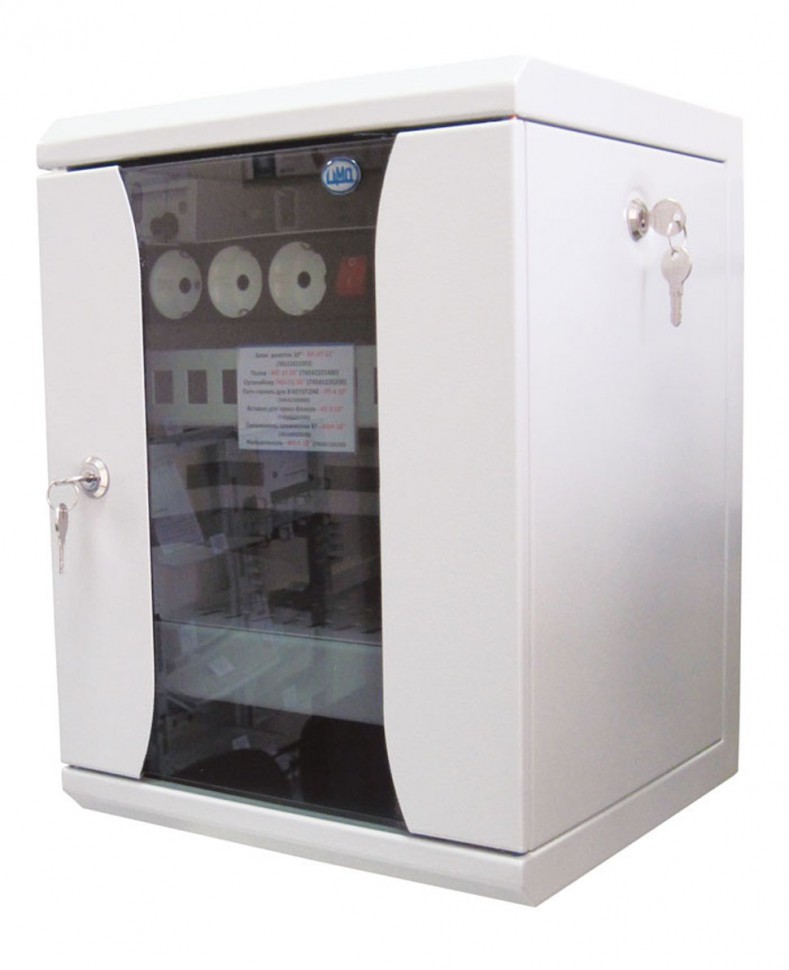 Шкаф телекоммуникационный настенный 10" 12U, (350х255)