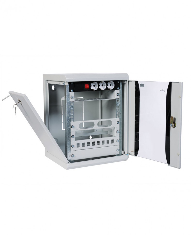 Шкаф телекоммуникационный настенный 10" 12U, (350х255)
