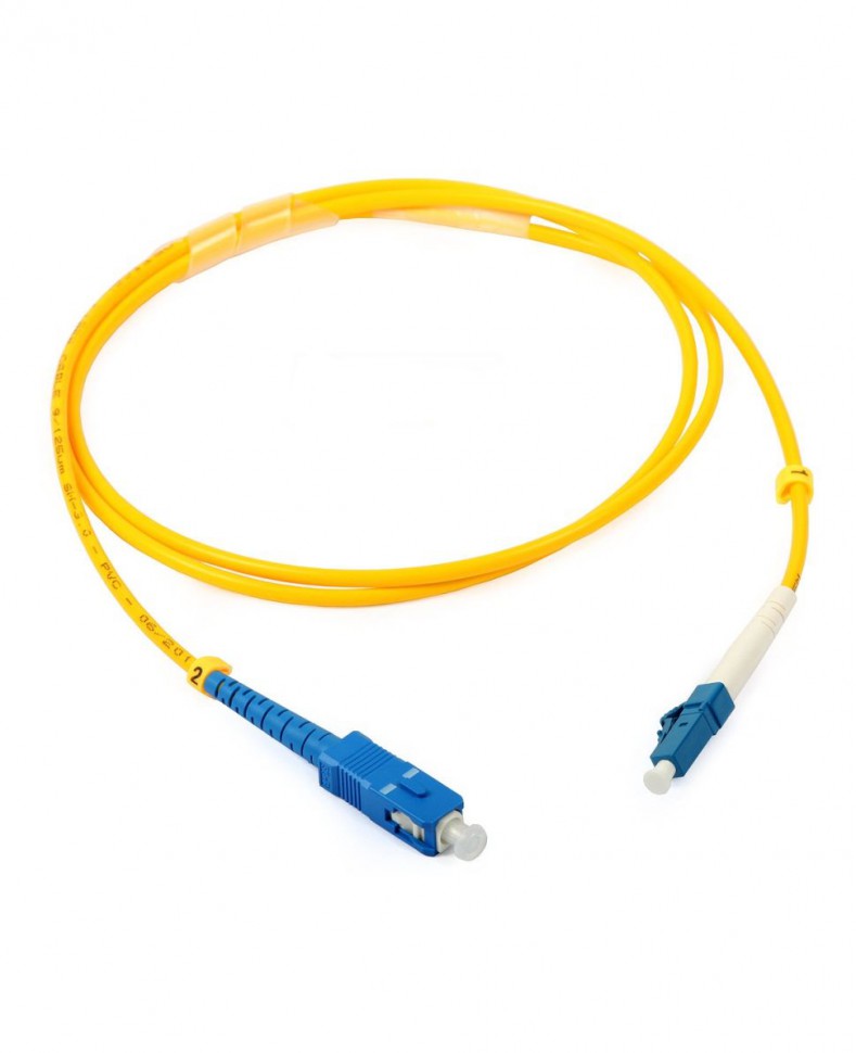 Патчкорд оптический LC/UPC-SC/UPC SM Simplex 3м